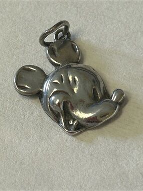 Vintage Silver Mickey Mouse Charm